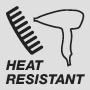 Heat-resistant bristles