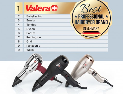 Valera won the best professional Hair Dryer Brand in Germany